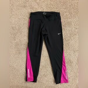 Nike running tights capri size small